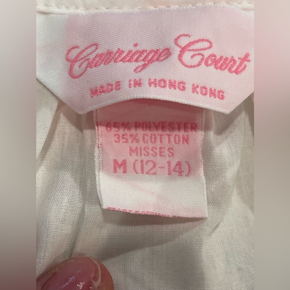 Carriage court 2 piece nightgown robe set ladies size 12/14 70s girly Vintage‎ - Picture 16 of 16